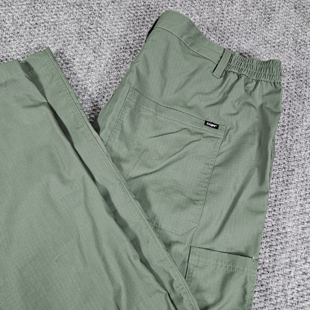 CQR Mens Olive Green Cargo Pants Relaxed Fit Outdoor Tactical Utility‎ 44W 32L
